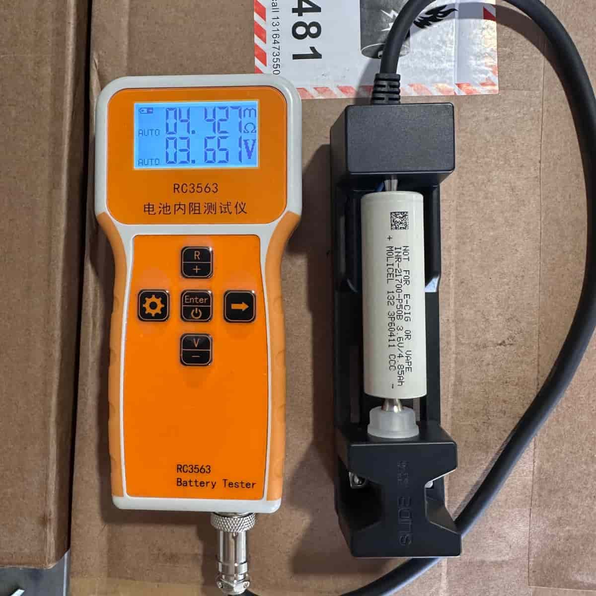 Molicel P50B 5000mAh акумулятор високострумовий 60A Li-ion 21700 4
