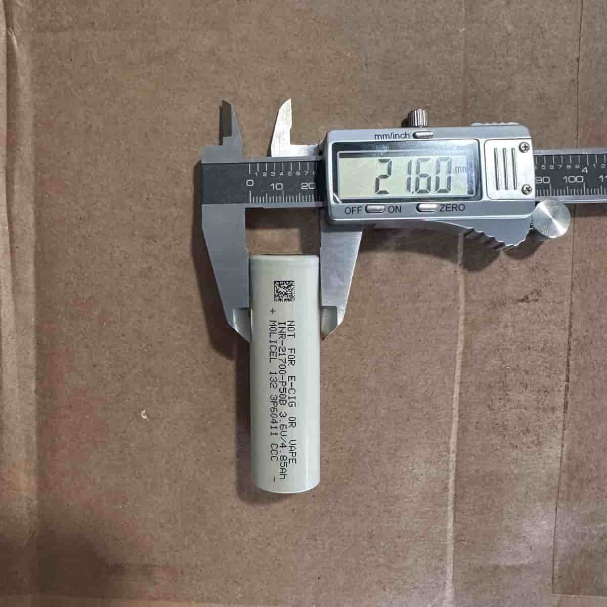 Molicel P50B 5000mAh акумулятор високострумовий 60A Li-ion 21700 6