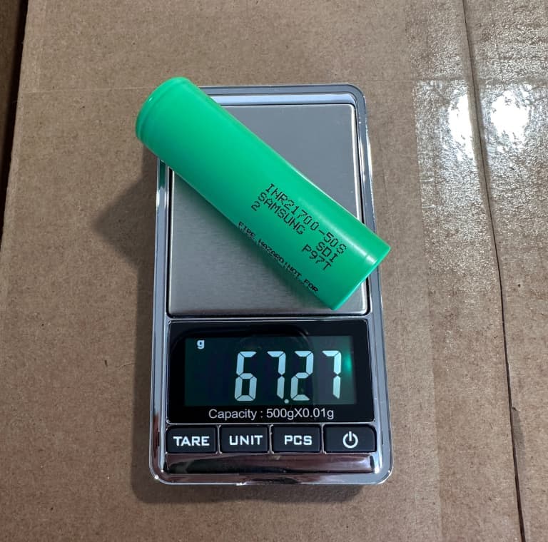 Samsung 50S 5000mAh акумулятор високострумовий 45A Li-ion 21700 (Китай) 4