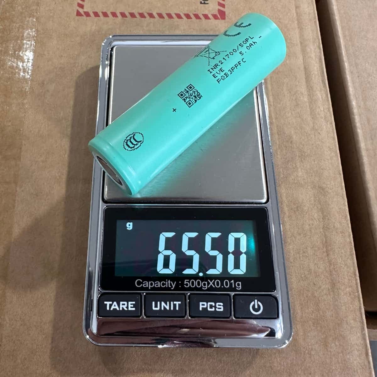 EVE INR21700-50PL 5000mAh акумулятор високострумовий 125A Li-ion 21700 3