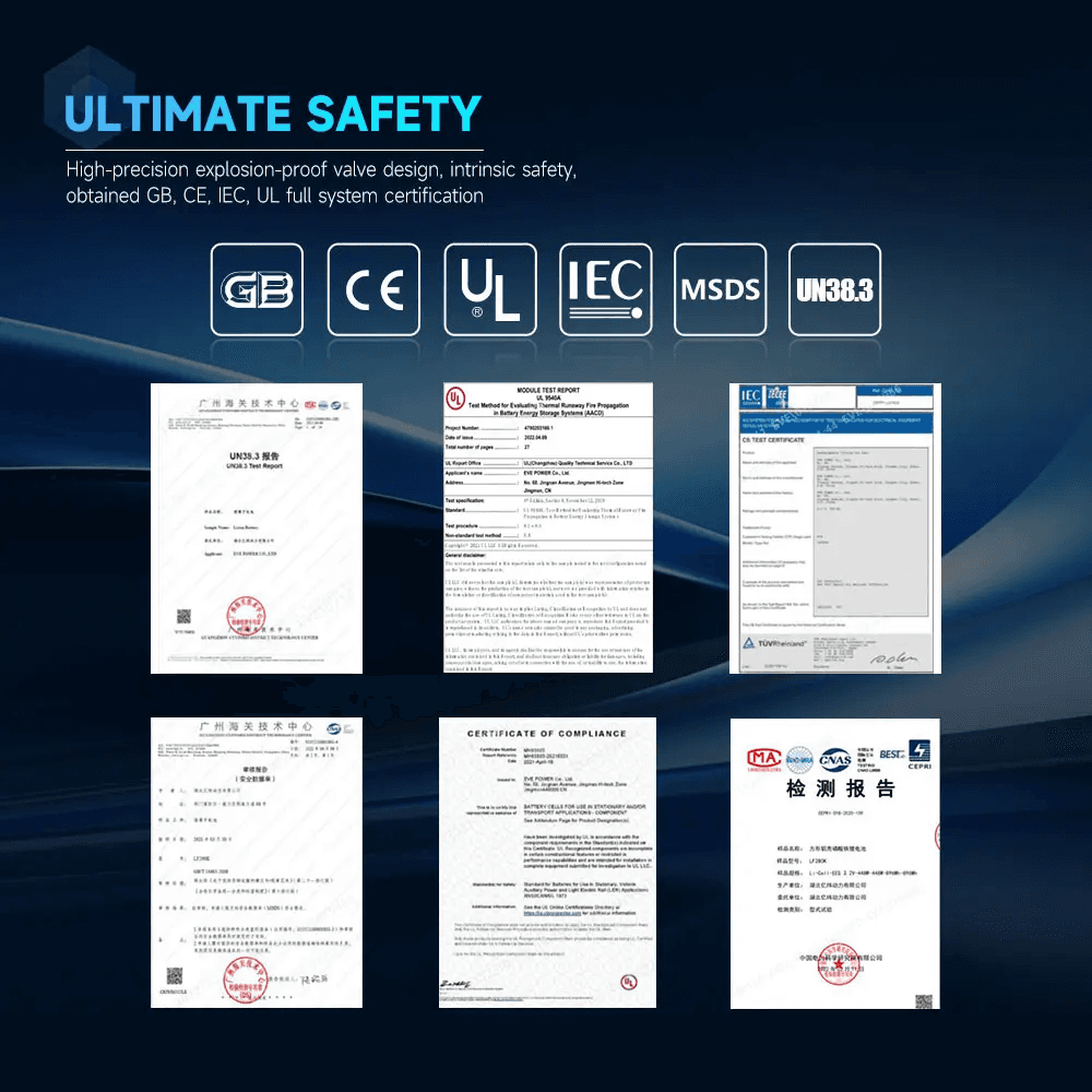 EVE MB31 314Ah 3.2V LiFePO4 акумулятор Grade A 6
