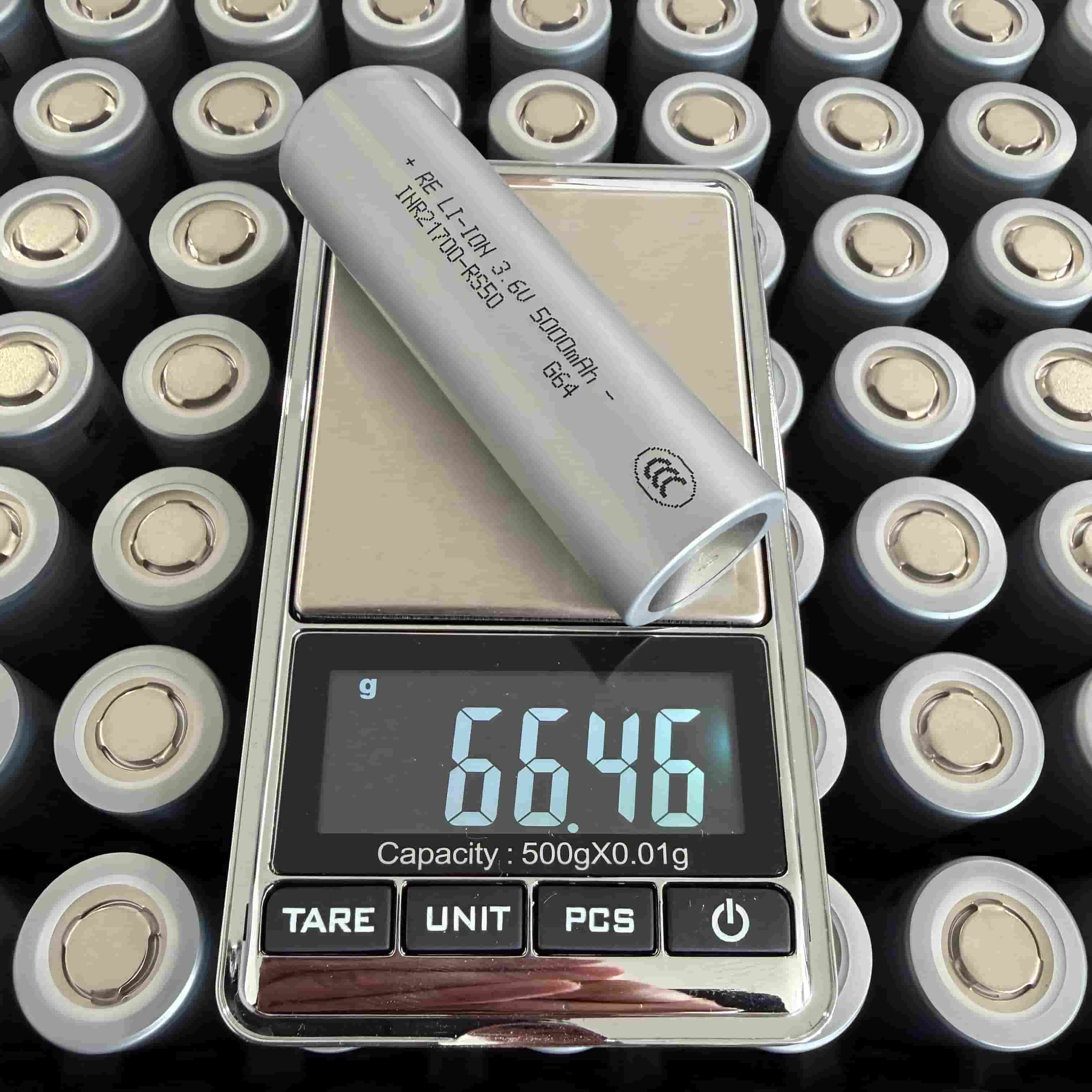 Reliance INR21700-RS50 5000mAh акумулятор високострумовий 70A Li-ion 21700 3