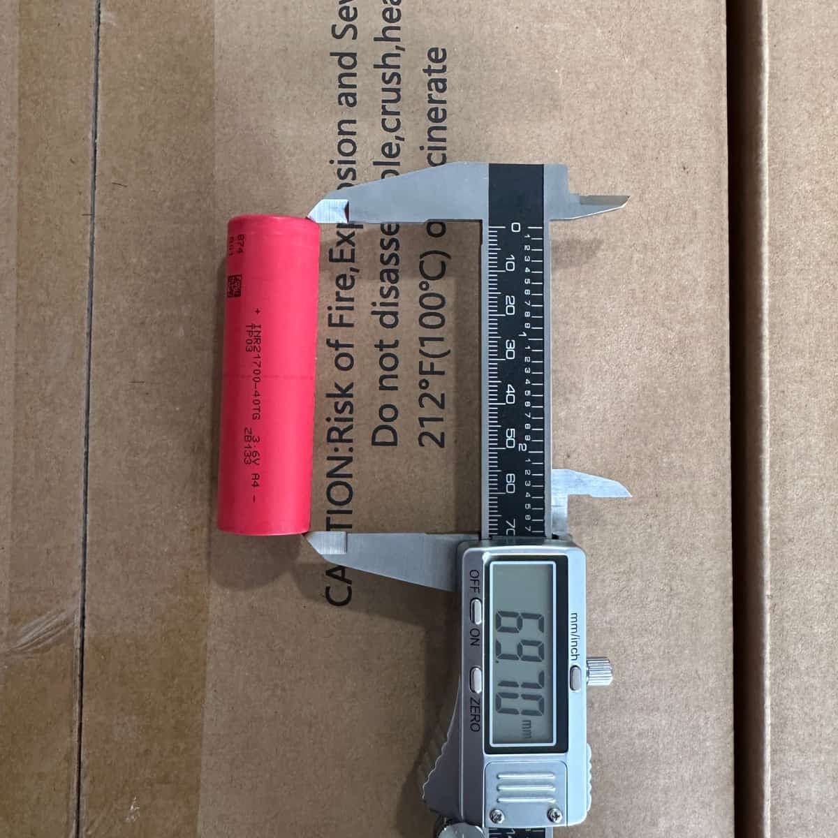 Tenpower 40TG 4000mAh акумулятор високострумовий 35A Li-ion 21700 5