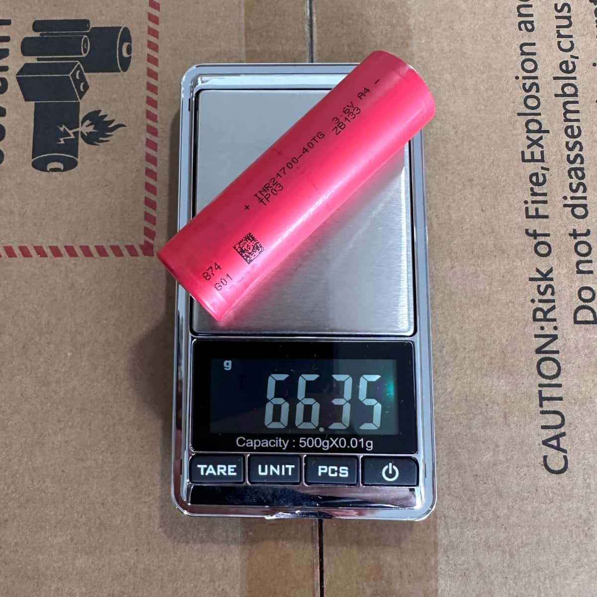 Tenpower 40TG 4000mAh акумулятор високострумовий 35A Li-ion 21700 3