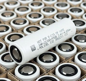 Molicel P50B INR21700-P50B 5000 mAh 60A Li-ion 21700 акумулятор для збірок FPV дронів